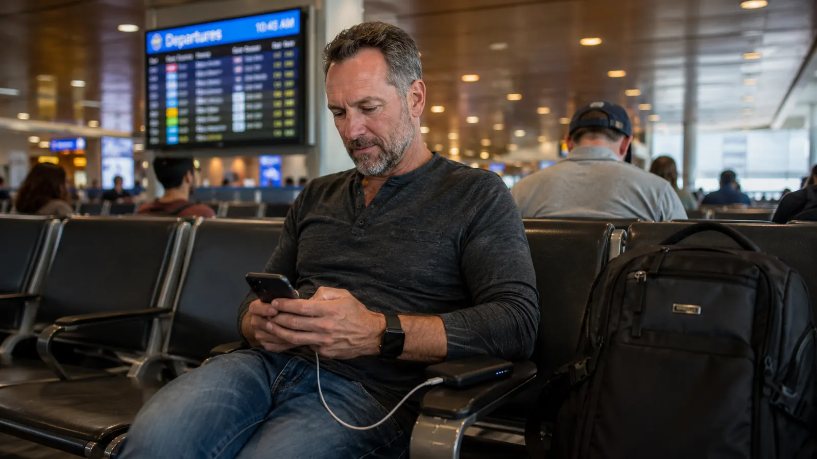 How to Keep Your Phone Charged on Flights